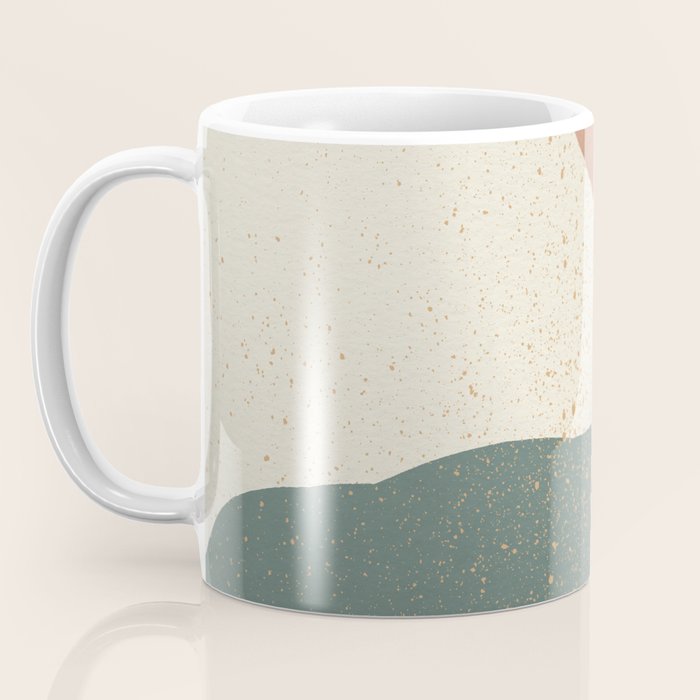 Minimalist Painting - Terra Green Coffee Mug Gallery Image 3