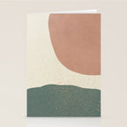 Minimalist Painting - Terra Green Stationery Card Gallery Image 2