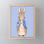 Peter the rabbit Mini Art Print Gallery Image 1