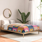 Floral checkerboard Comforter Gallery Image 2