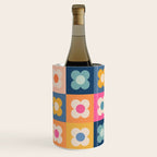 Floral checkerboard Wine Chiller Gallery Image 3