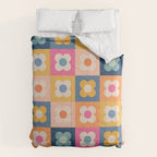 Floral checkerboard Comforter Gallery Image 6