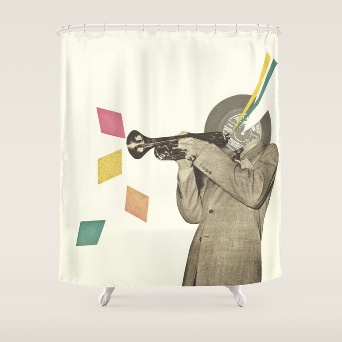 Blue Note Shower Curtain Gallery Image 1