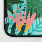 Let's Dance In The Sun, Wearing Wildflowers In Our Hair, Tropical Jungle Nature Botanical Painting Laptop Sleeve Gallery Image 3