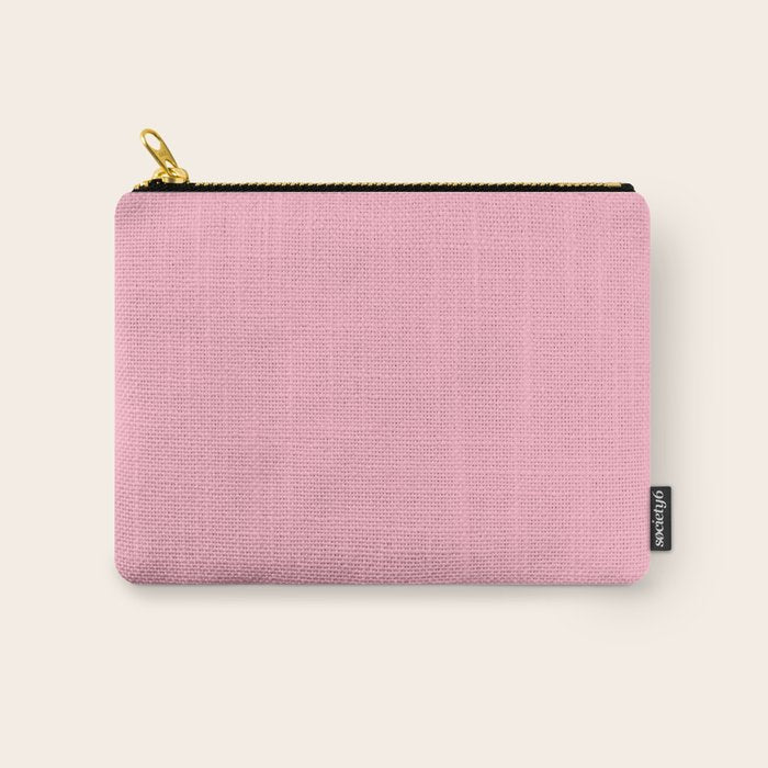 Pink All the Time Pretty Solid Color Carry All Pouch Gallery Image 1
