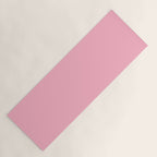 Pink All the Time Pretty Solid Color Yoga Mat Gallery Image 1