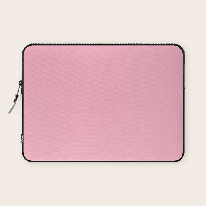 Pink All the Time Pretty Solid Color Laptop Sleeve Gallery Image 1