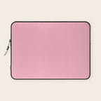 Pink All the Time Pretty Solid Color Laptop Sleeve Gallery Image 1