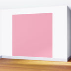 Pink All the Time Pretty Solid Color Wall Mural Gallery Image 2