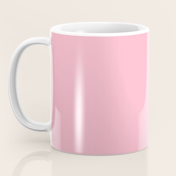 Pink All the Time Pretty Solid Color Coffee Mug Gallery Image 3