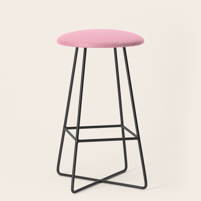 Pink All the Time Pretty Solid Color Stool Gallery Image 1