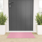 Pink All the Time Pretty Solid Color Welcome Mat Gallery Image 3