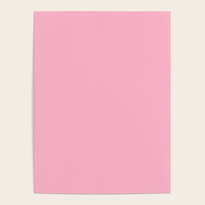 Pink All the Time Pretty Solid Color Poster Gallery Image 1