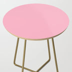 Pink All the Time Pretty Solid Color Side Table Gallery Image 2