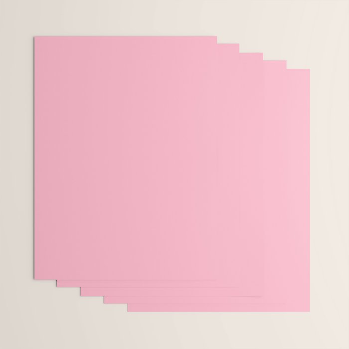 Pink All the Time Pretty Solid Color Wrapping Paper Gallery Image 3