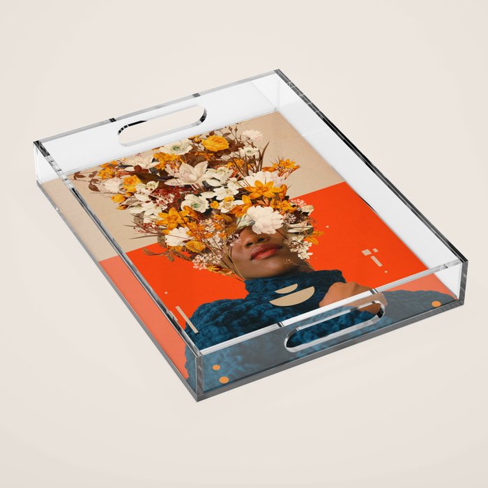 You are my Beige Orange Dreamfield Acrylic Tray Gallery Image 1