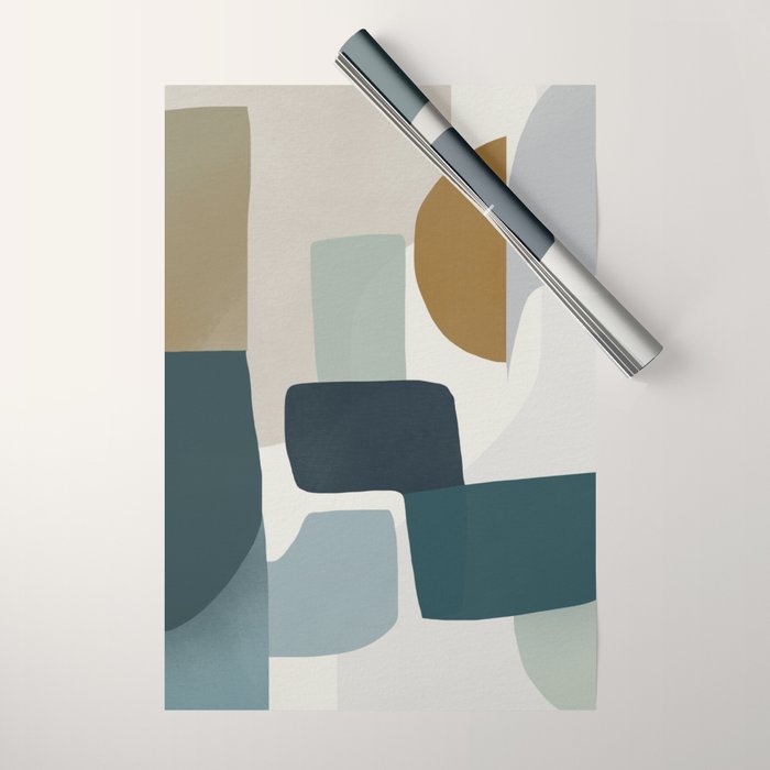 Geometric composition A Wrapping Paper Gallery Image 1