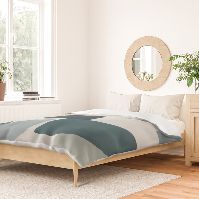 Geometric composition A Duvet Cover Gallery Image 2