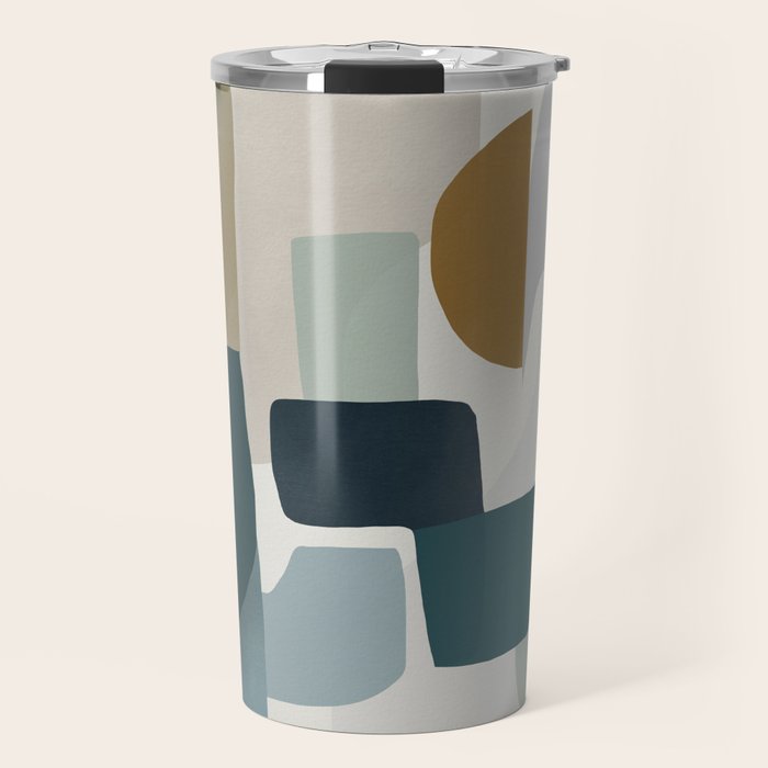 Geometric composition A Travel Mug Gallery Image 1