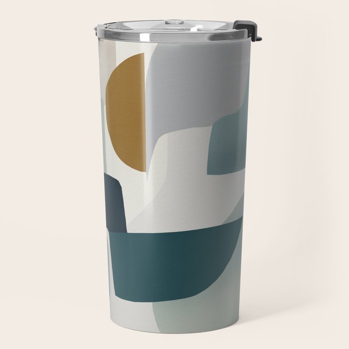 Geometric composition A Travel Mug Gallery Image 2