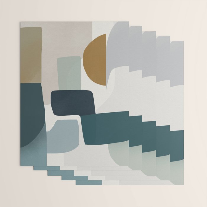 Geometric composition A Wrapping Paper Gallery Image 3
