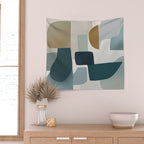 Geometric composition A Wall Tapestry Gallery Image 2