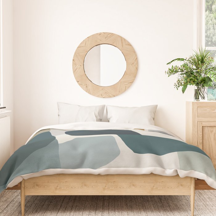 Geometric composition A Duvet Cover Gallery Image 3