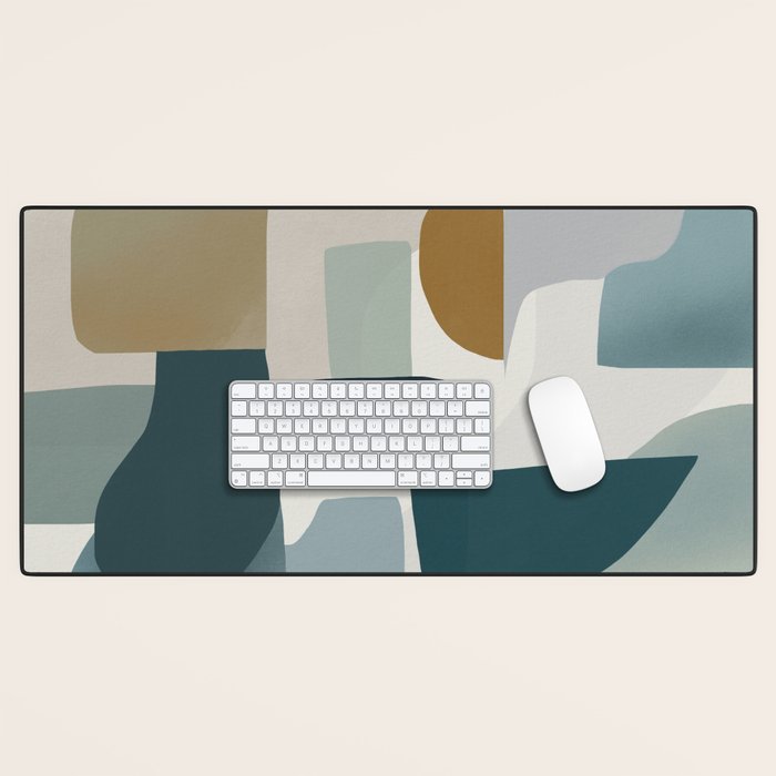 Geometric composition A Desk Mat Gallery Image 1