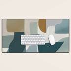 Geometric composition A Desk Mat Gallery Image 1