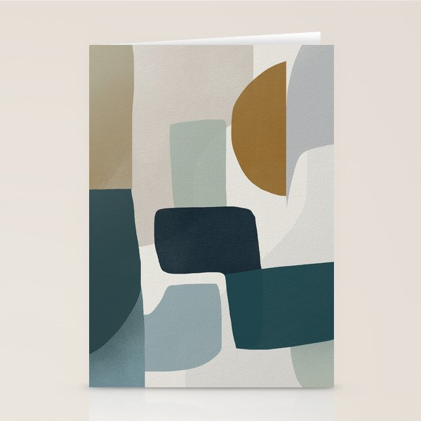 Geometric composition A Stationery Card Gallery Image 2