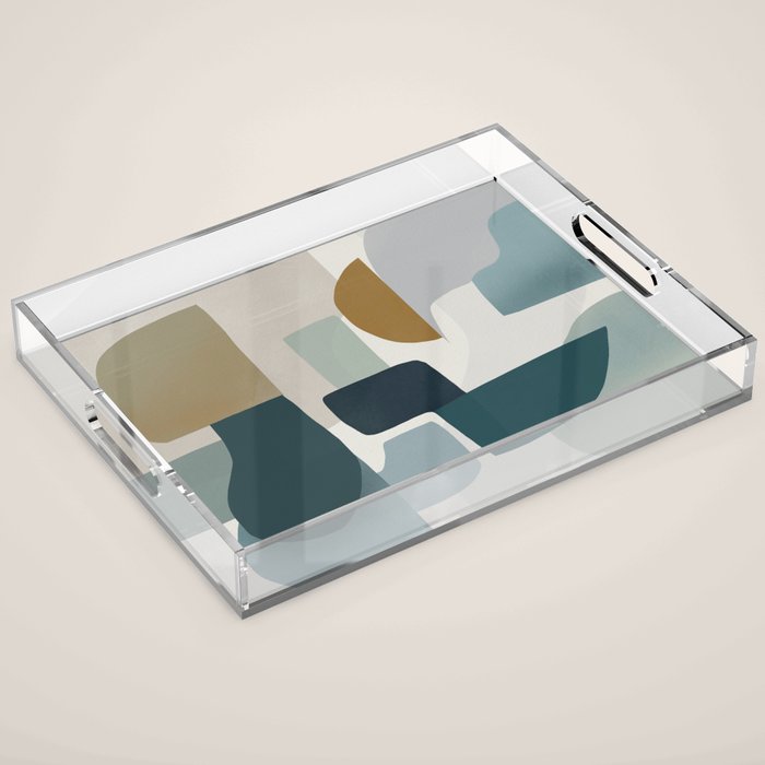 Geometric composition A Acrylic Tray Gallery Image 1