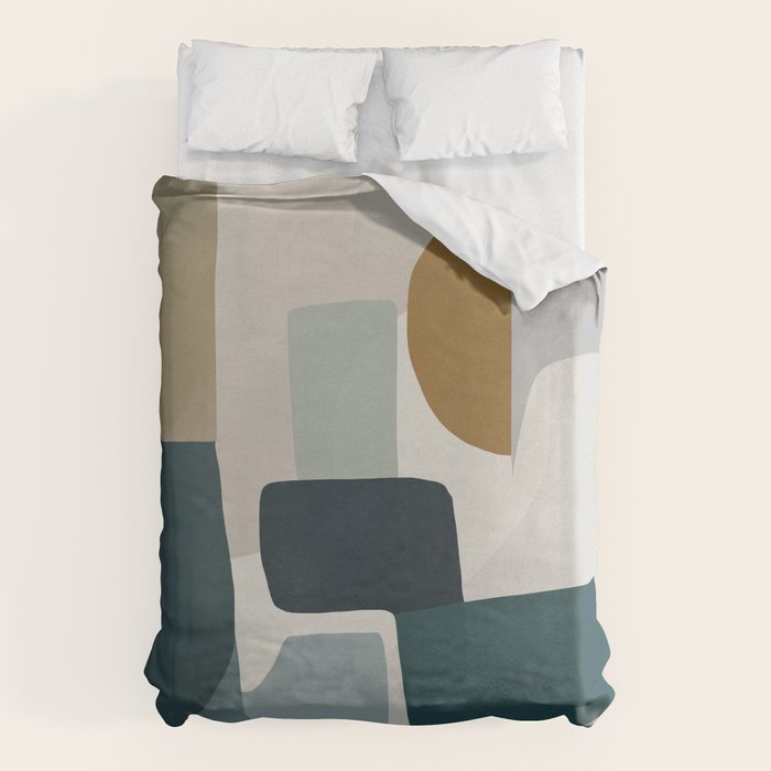 Geometric composition A Duvet Cover Gallery Image 1