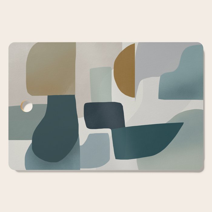 Geometric composition A Cutting Board Gallery Image 1