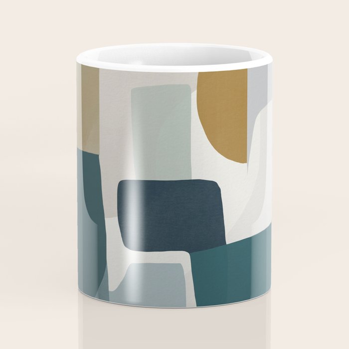 Geometric composition A Coffee Mug Gallery Image 4