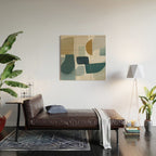 Geometric composition A Wood Wall Art Gallery Image 2