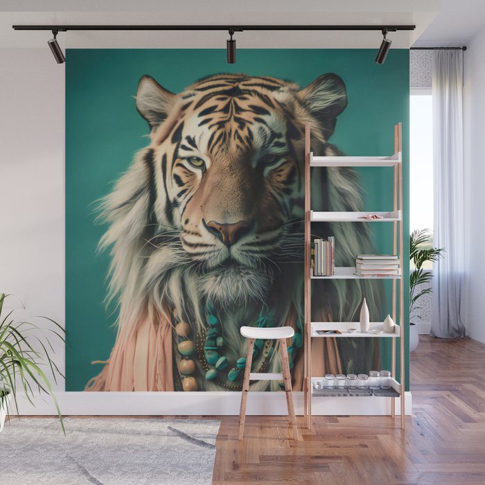 One Love, One World, A Vision of Unity, Tigers Art Wall Mural Gallery Image 1