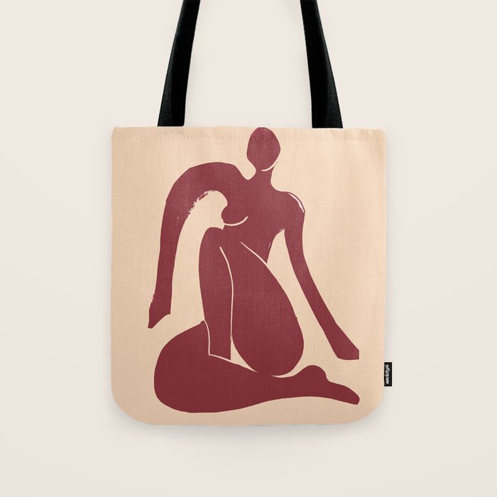 Abstract Art Female Figure 30 Tote Bag Gallery Image 1