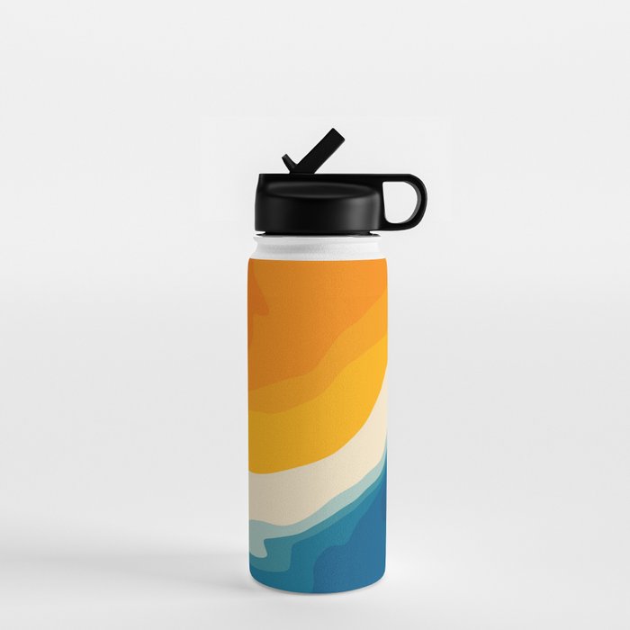 Seascape aerial view Water Bottle Gallery Image 1