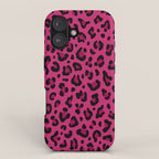 PINK LEOPARD PRINT â Hot Pink | Collection : Punk Rock Animal Prints | iPhone Case Gallery Image 1