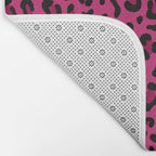 PINK LEOPARD PRINT â Hot Pink | Collection : Punk Rock Animal Prints | Bath Mat Gallery Image 2