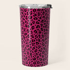 PINK LEOPARD PRINT â Hot Pink | Collection : Punk Rock Animal Prints | Travel Mug Gallery Image 2