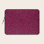 PINK LEOPARD PRINT â Hot Pink | Collection : Punk Rock Animal Prints | Laptop Sleeve Gallery Image 1