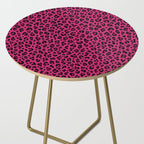 PINK LEOPARD PRINT â Hot Pink | Collection : Punk Rock Animal Prints | Side Table Gallery Image 2