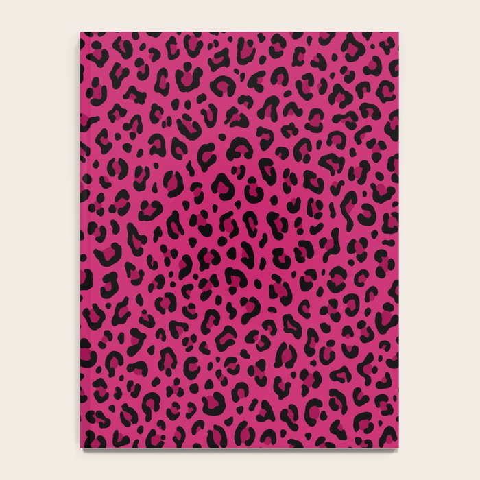 PINK LEOPARD PRINT â Hot Pink | Collection : Punk Rock Animal Prints | Notebook Gallery Image 4