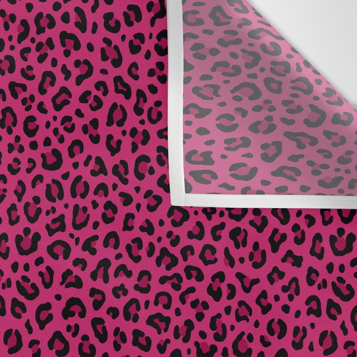 PINK LEOPARD PRINT â Hot Pink | Collection : Punk Rock Animal Prints | Wall Tapestry Gallery Image 3