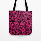PINK LEOPARD PRINT â Hot Pink | Collection : Punk Rock Animal Prints | Tote Bag Gallery Image 1
