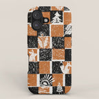Black Forest check iPhone Case Gallery Image 1