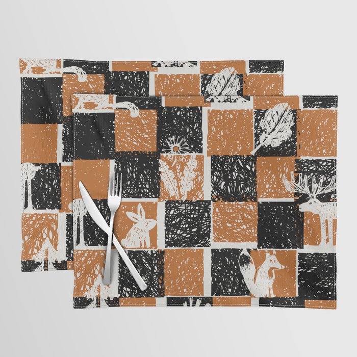 Black Forest check Placemat Gallery Image 1