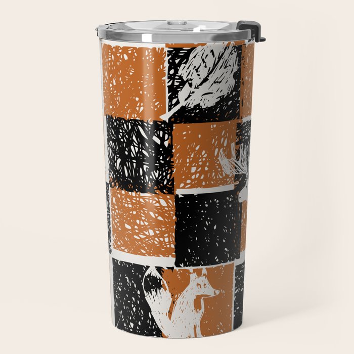 Black Forest check Travel Mug Gallery Image 2
