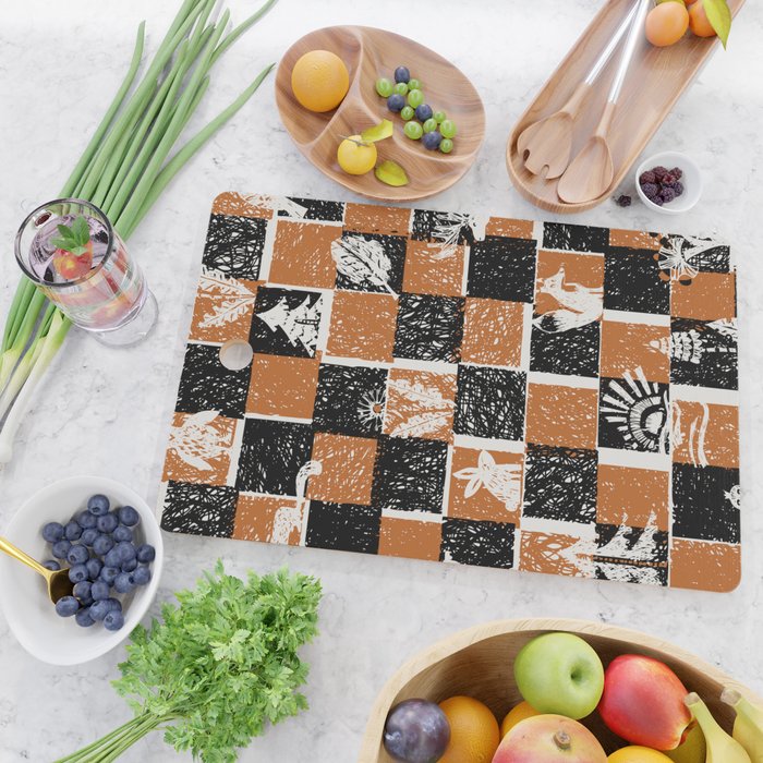 Black Forest check Cutting Board Gallery Image 2
